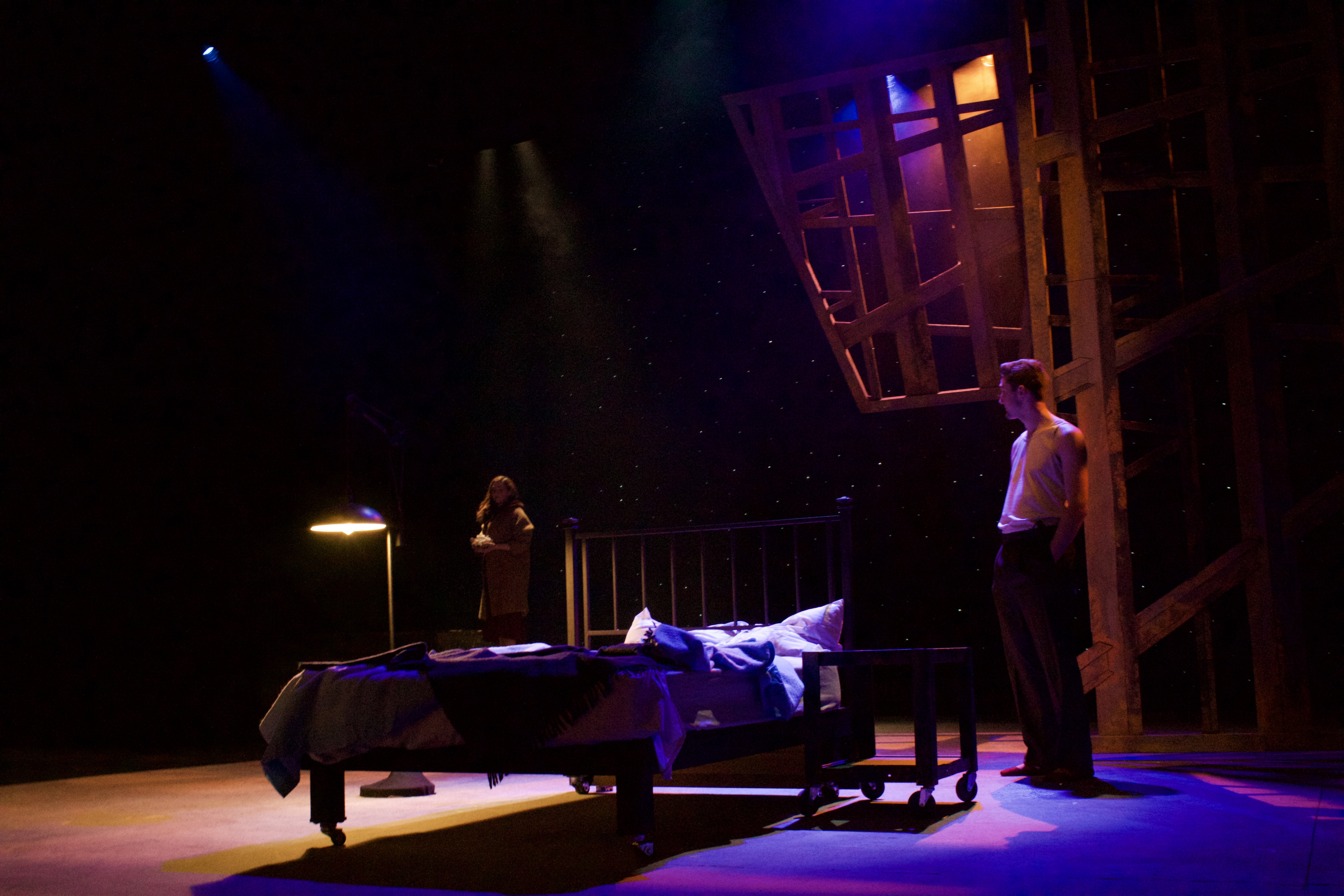 Production photography from Machinal at Ohio Northern University